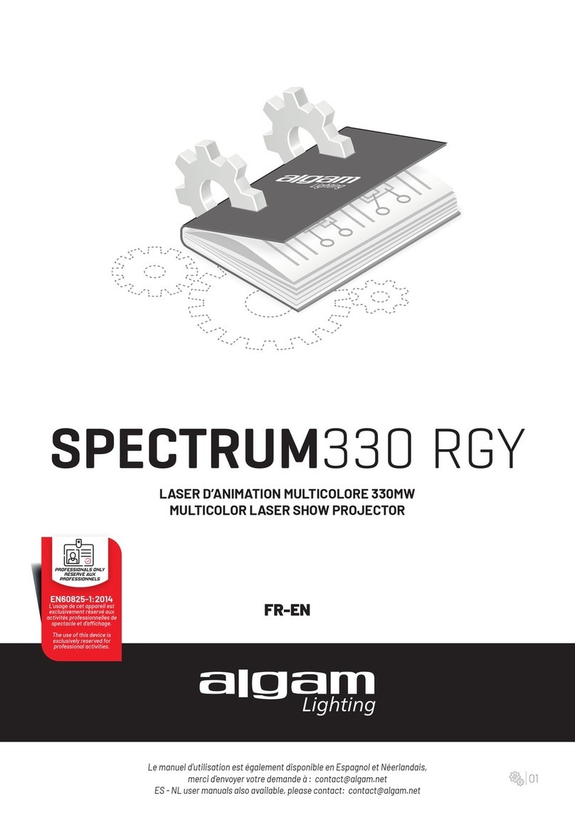 Algam Lighting SPECTRUM 330 RGY user manual