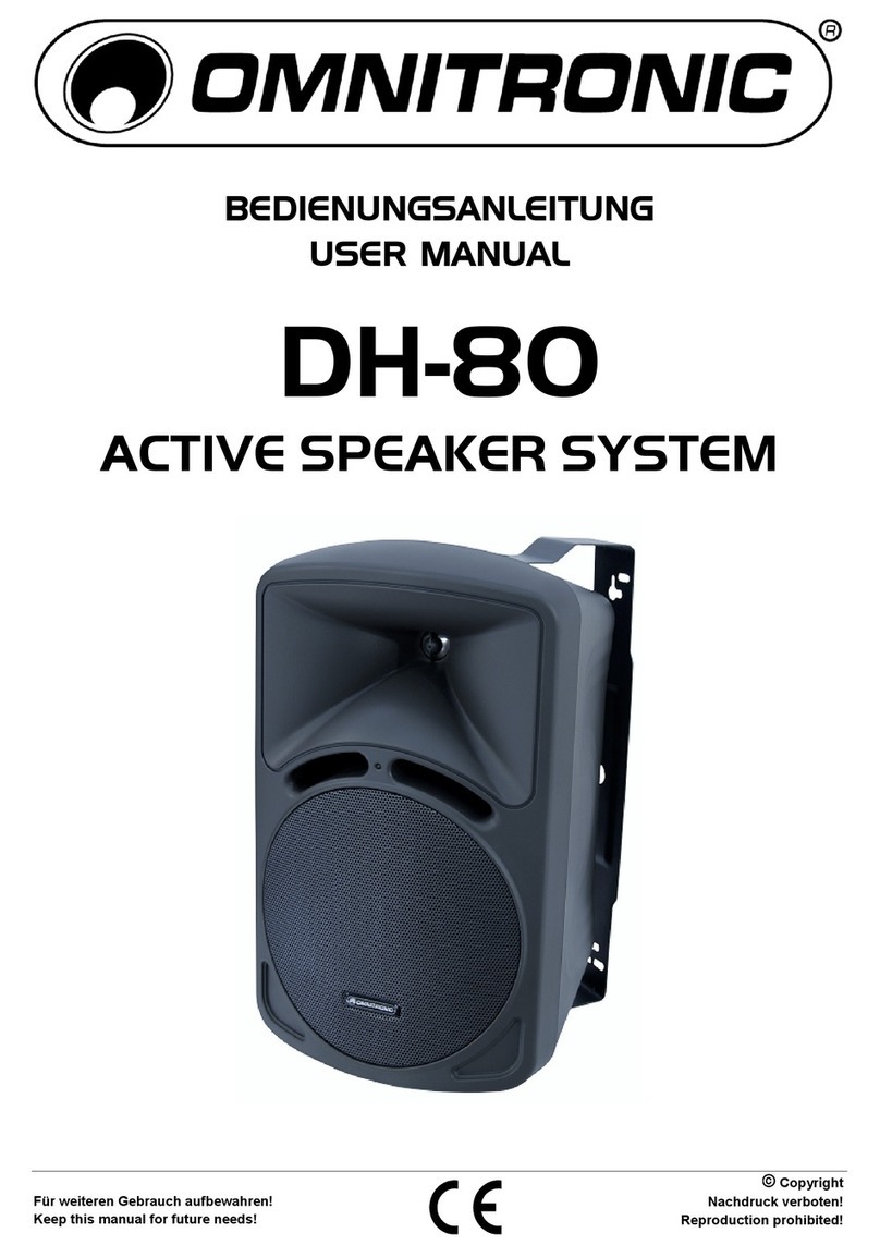Omnitronic DH-80 User manual