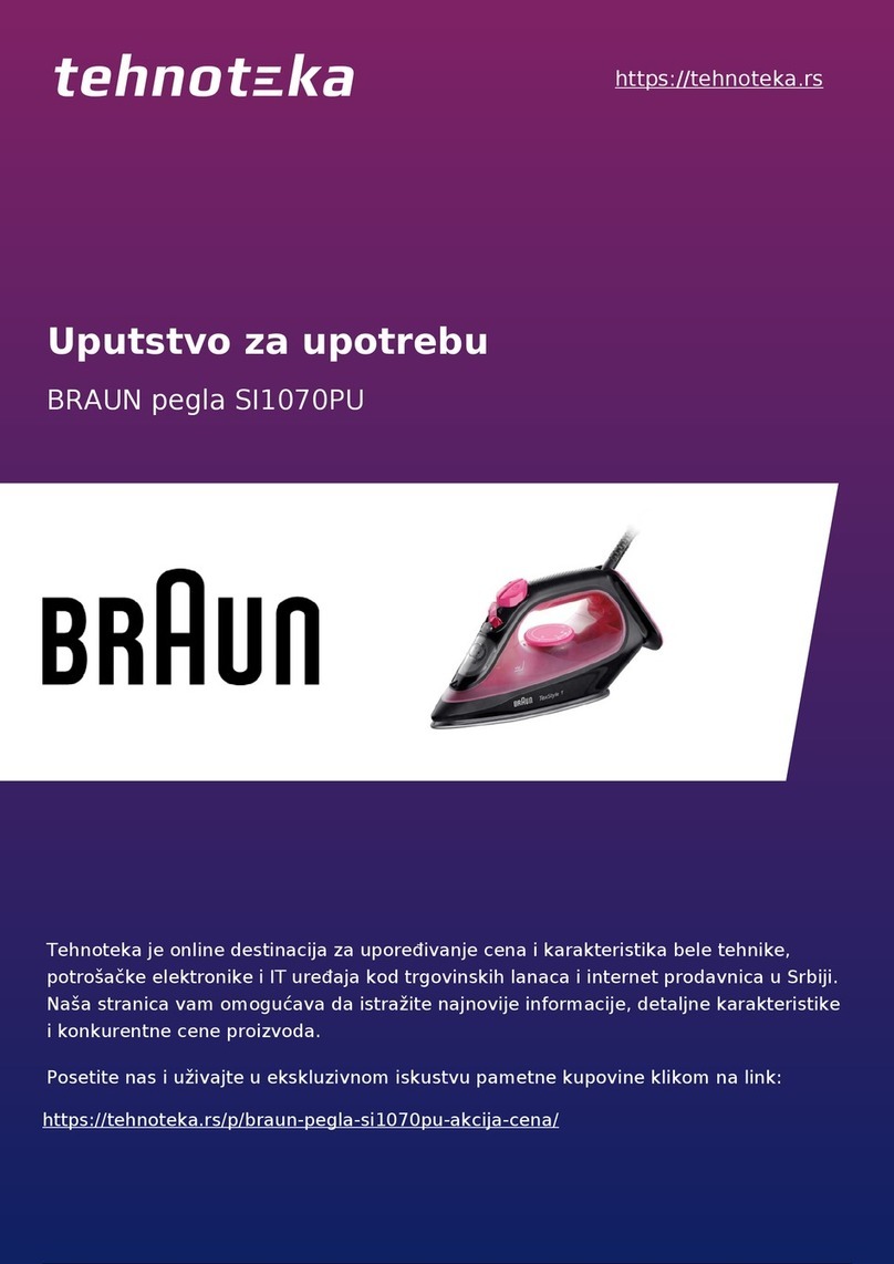 Braun SI1070PU User manual