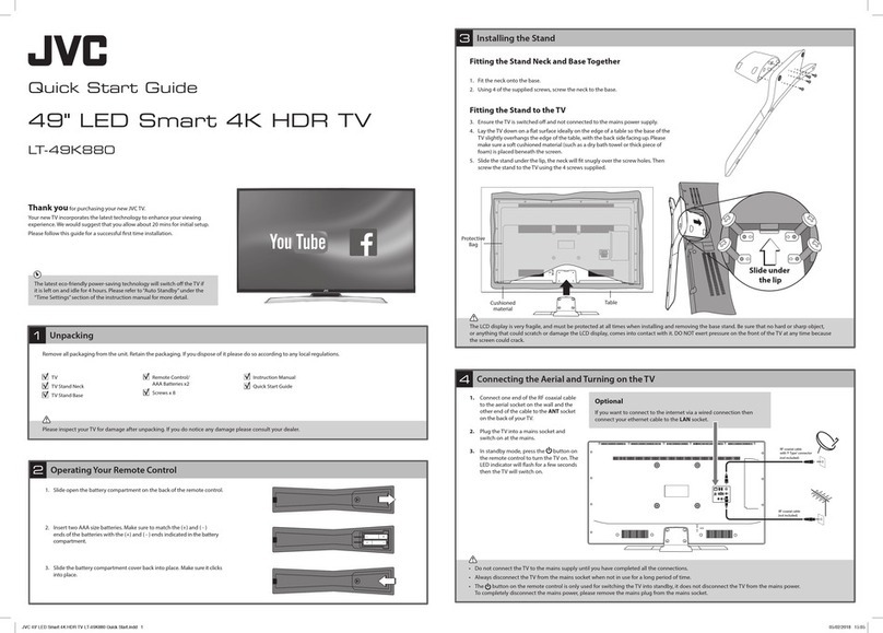 JVC LT-49K880 User manual