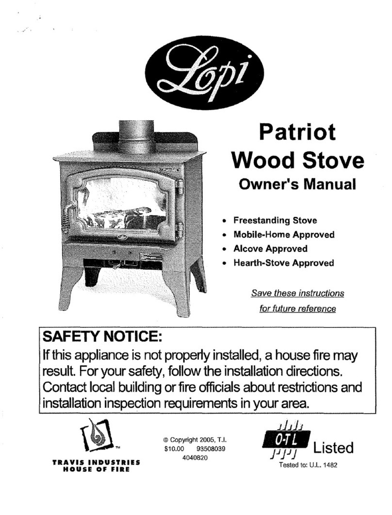 Lopi Patriot owner's manual