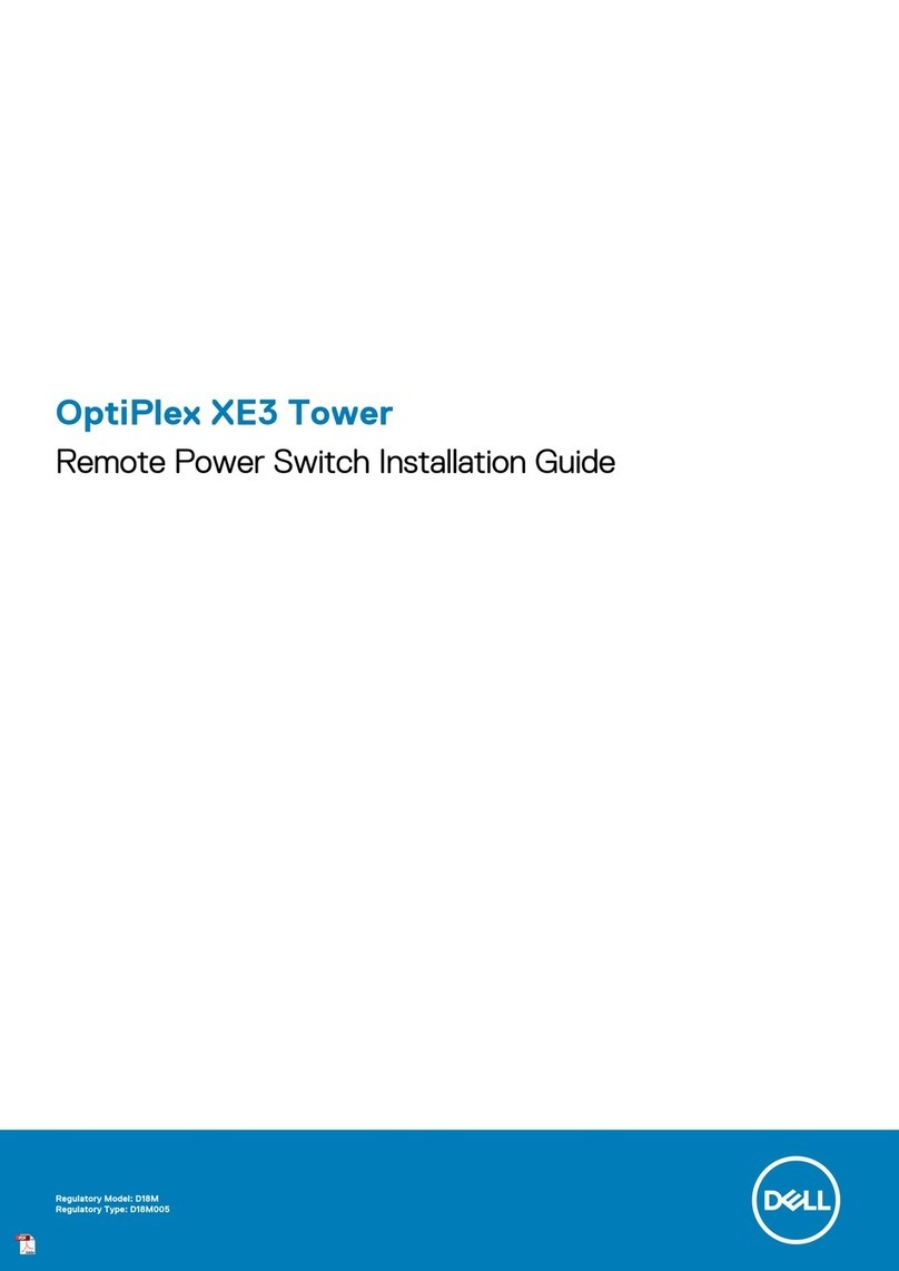 Dell OptiPlex XE3 Tower User manual