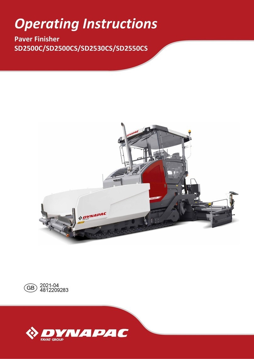 Fayat DYNAPAC SD2500C User manual