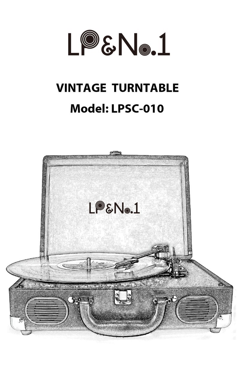 LP&No.1 LPSC-010 User manual