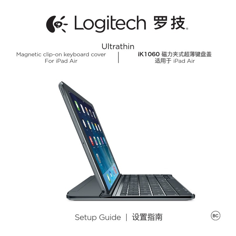 Logitech Ultrathin iK1060 User manual Logitech Ultrathin iK1060 User manual