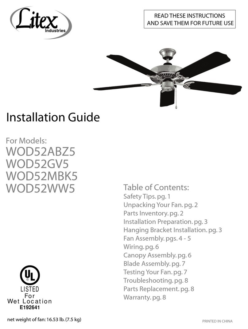 Litex Industries WOD52ABZ5 User manual