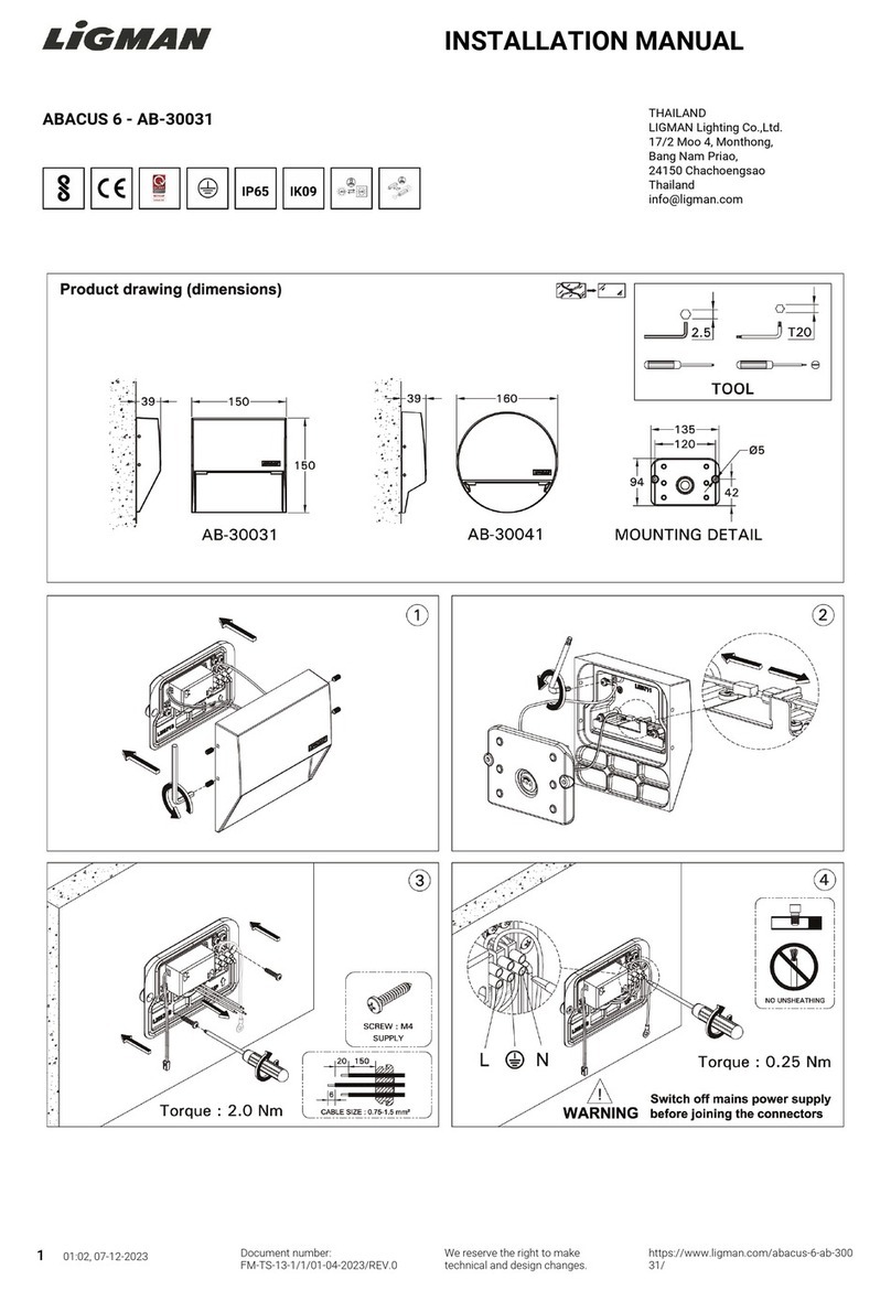 LIGMAN ABACUS 6 installation manual