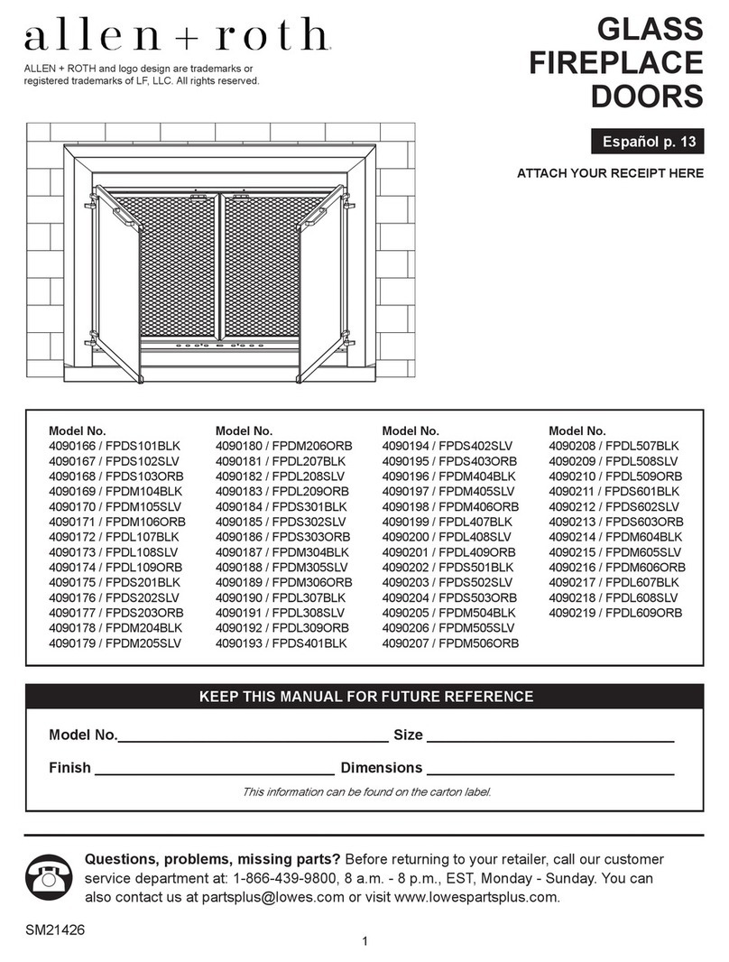Allen + Roth FPDS101BLK User manual