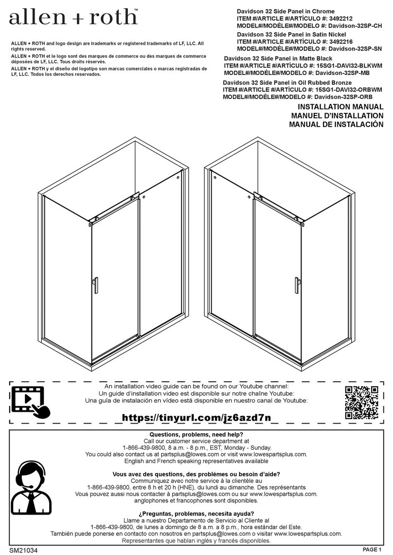 Allen + Roth Davidson-32SP-CH instruction manual Allen + Roth Davidson-32SP-CH instruction manual