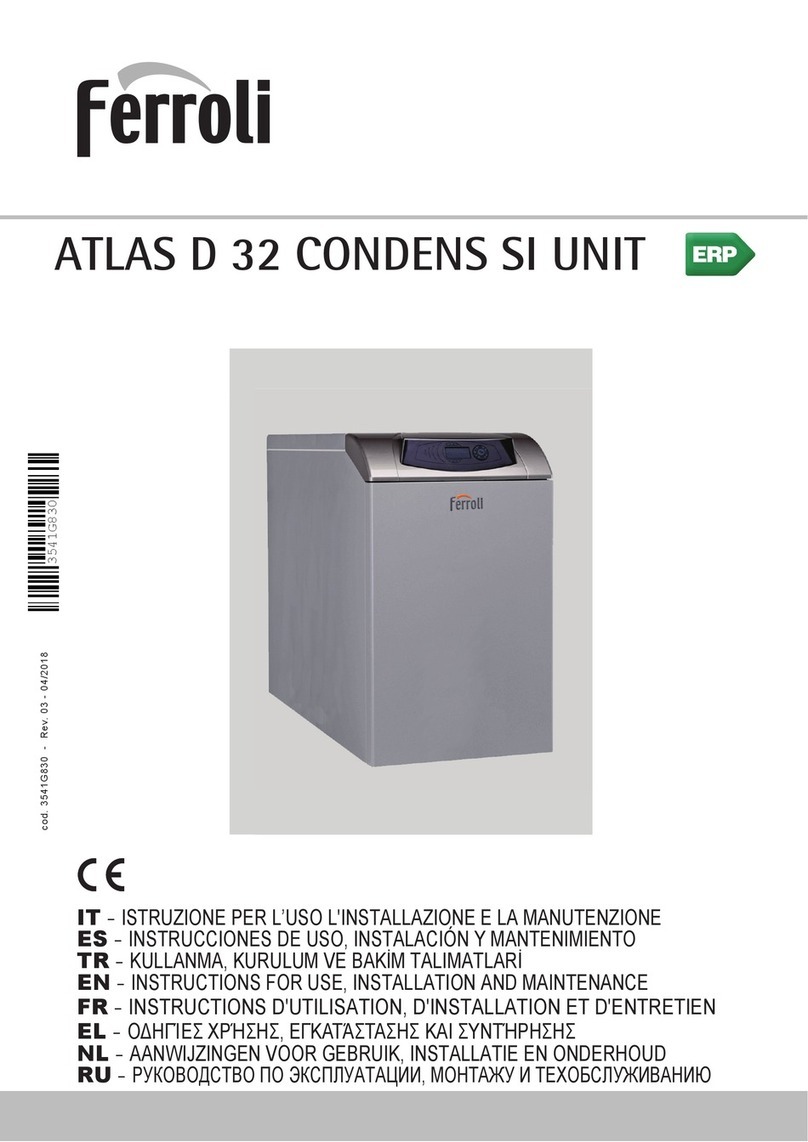 Ferroli ATLAS D 32 CONDENS SI UNIT Technical manual