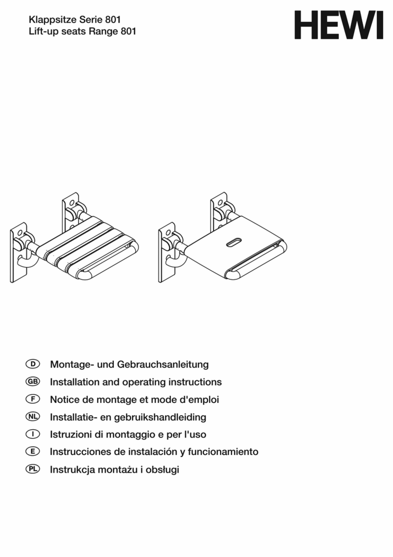 Hewi 801 Classic Series Installation and operating instructions