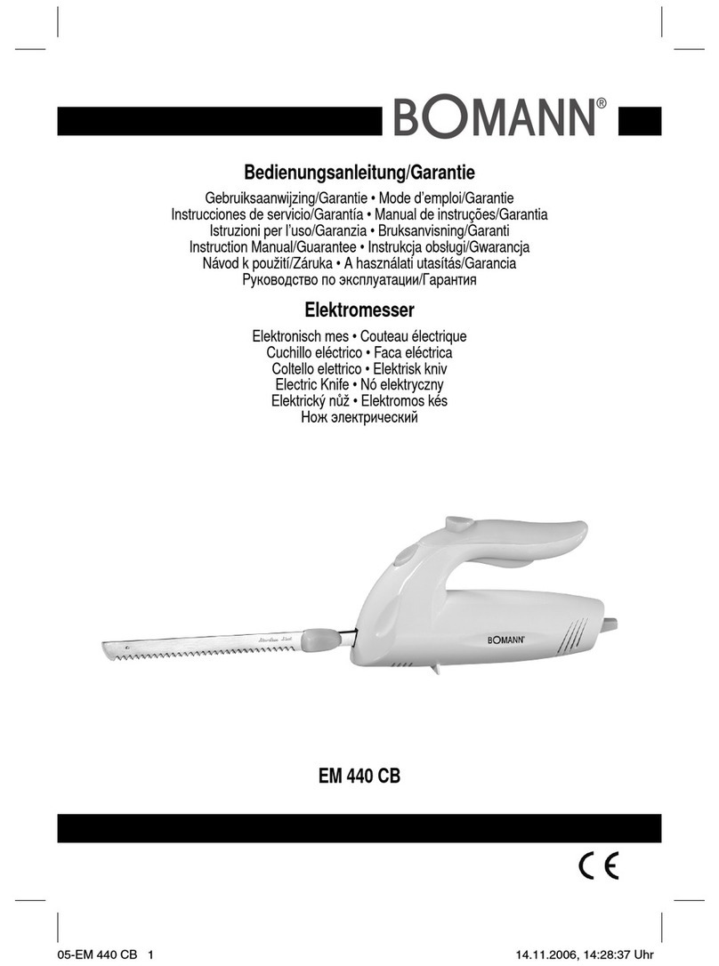 BOMANN EM 440 CB instruction manual