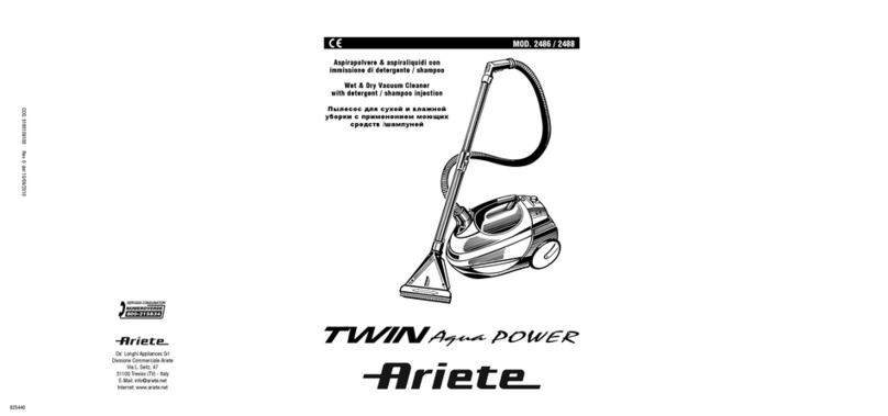ARIETE Twin Aqua Power Instructions for use