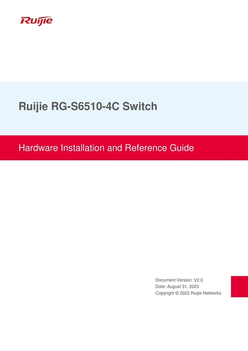 Ruijie RG-S6510-4C Series Installation and operating manual