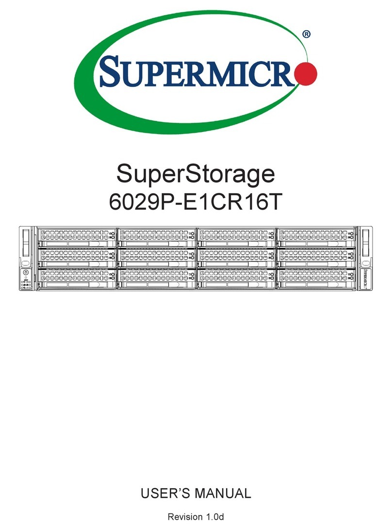 Supermicro SuperStorage 6029P-E1CR16T User manual