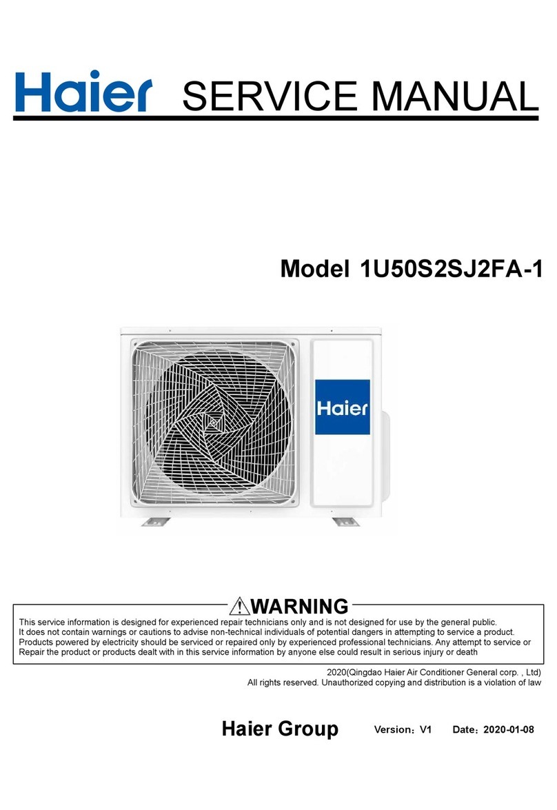 Haier 1U50S2SJ2FA-1 User manual