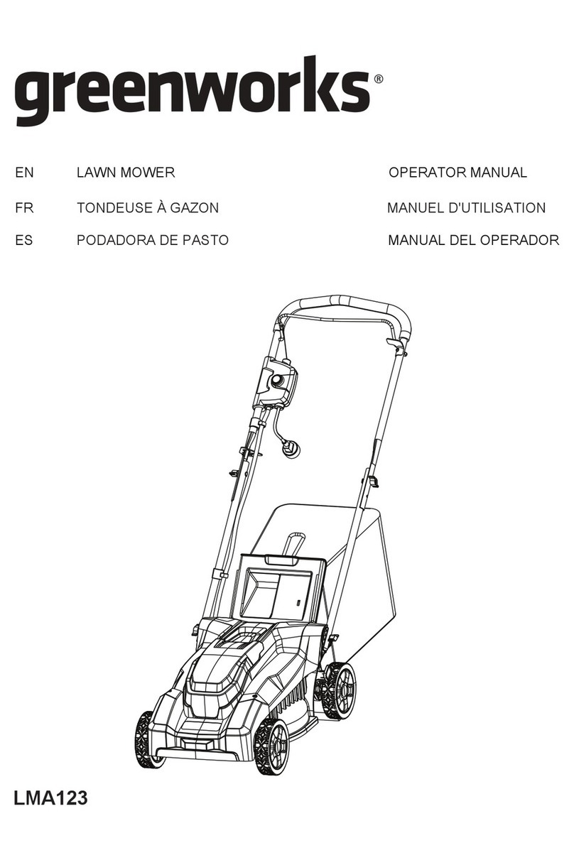 GreenWorks LMA123 Operator's manual