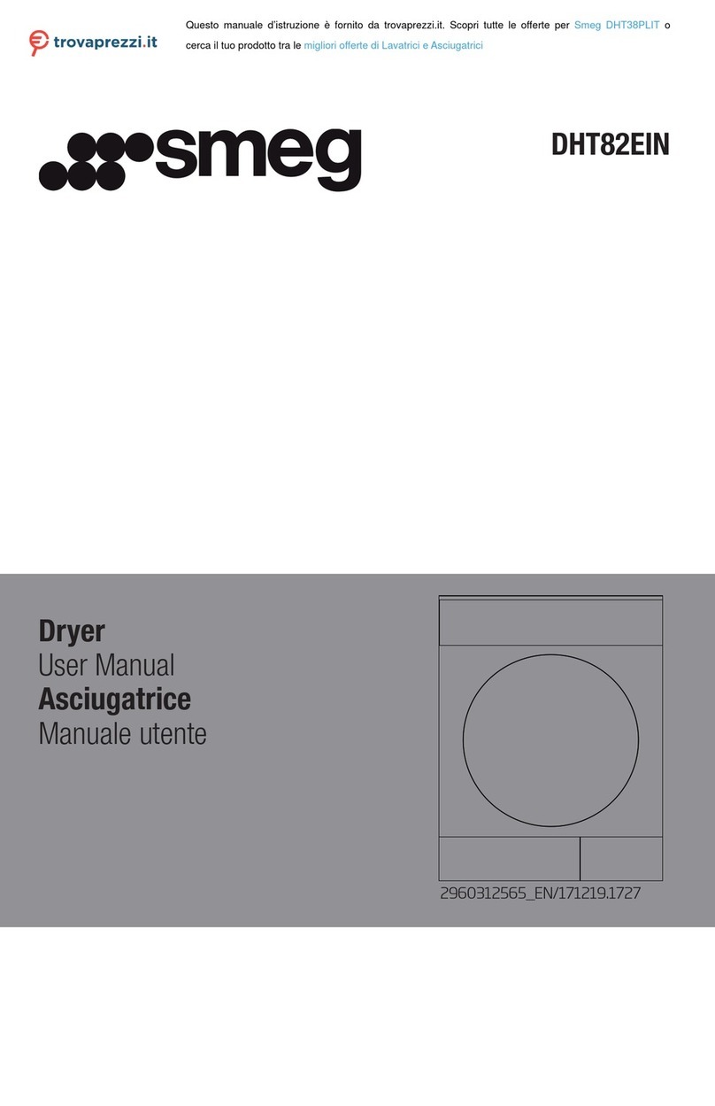 Smeg DHT38PLIT User manual