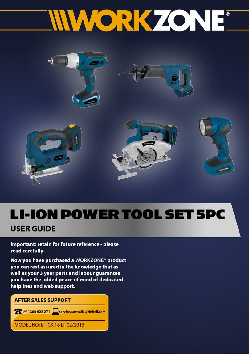 Workzone BT-CK 18 Li User manual