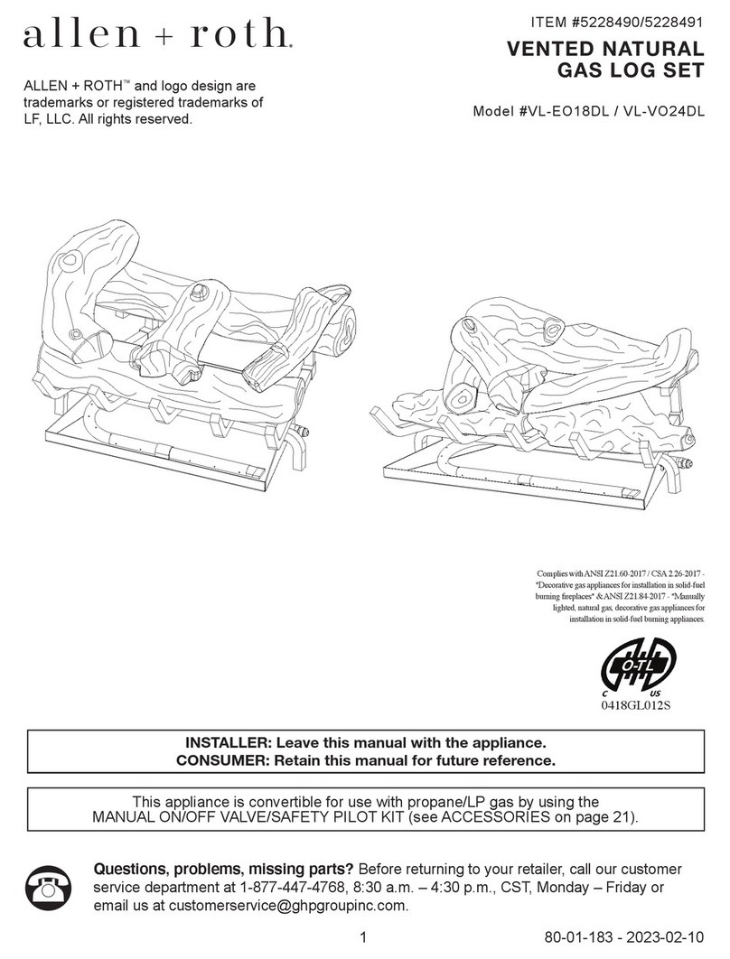 Allen + Roth VL-EO18DL manual