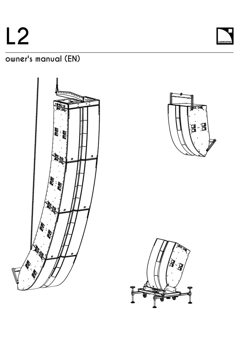L-Acoustics L Series owner's manual