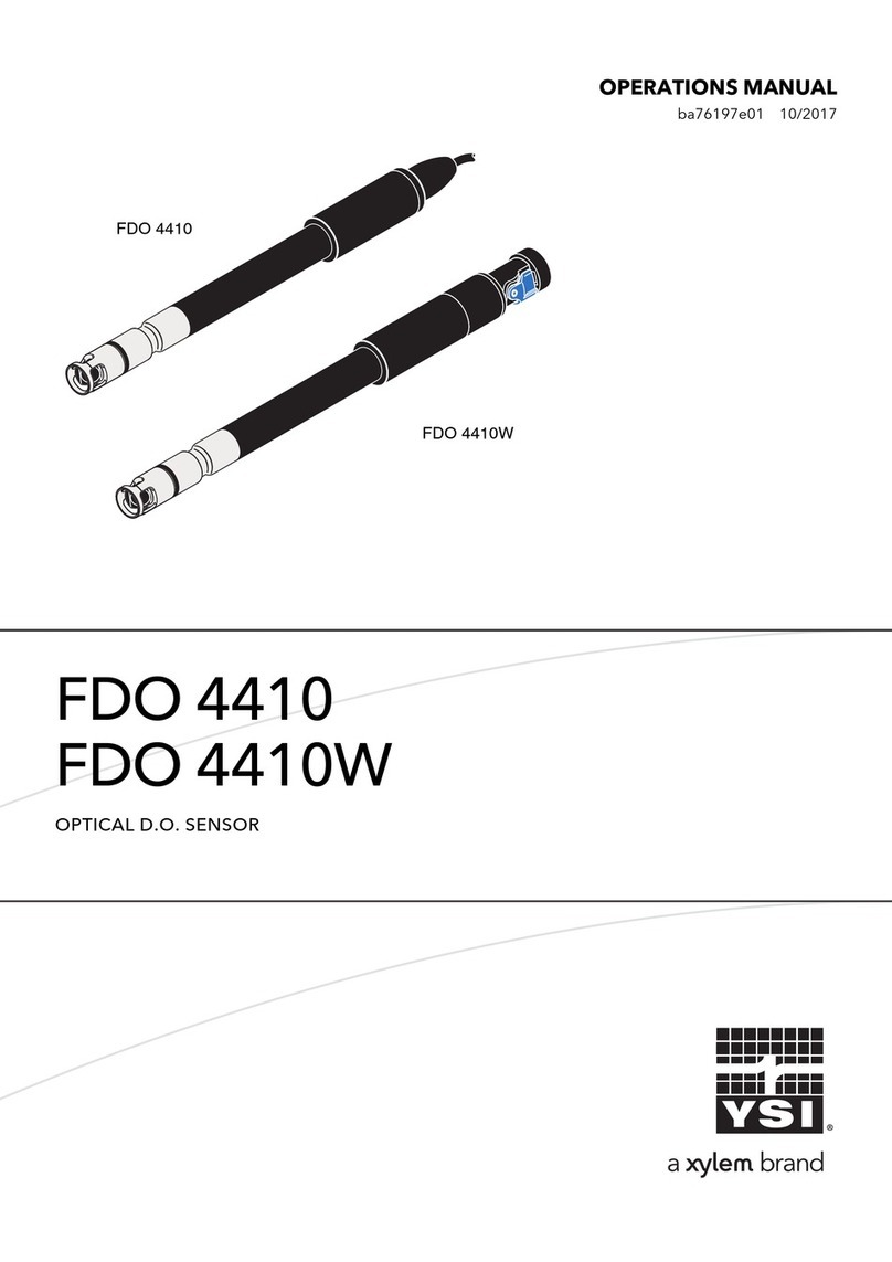 Xylem YSI FDO 4410 Operation manual