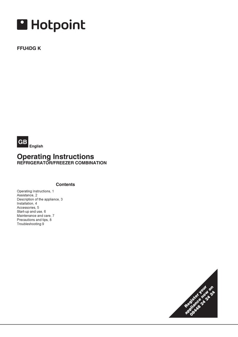 Hotpoint FFU4DG K User manual