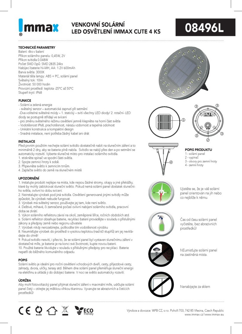 IMMAX 08496L quick start guide