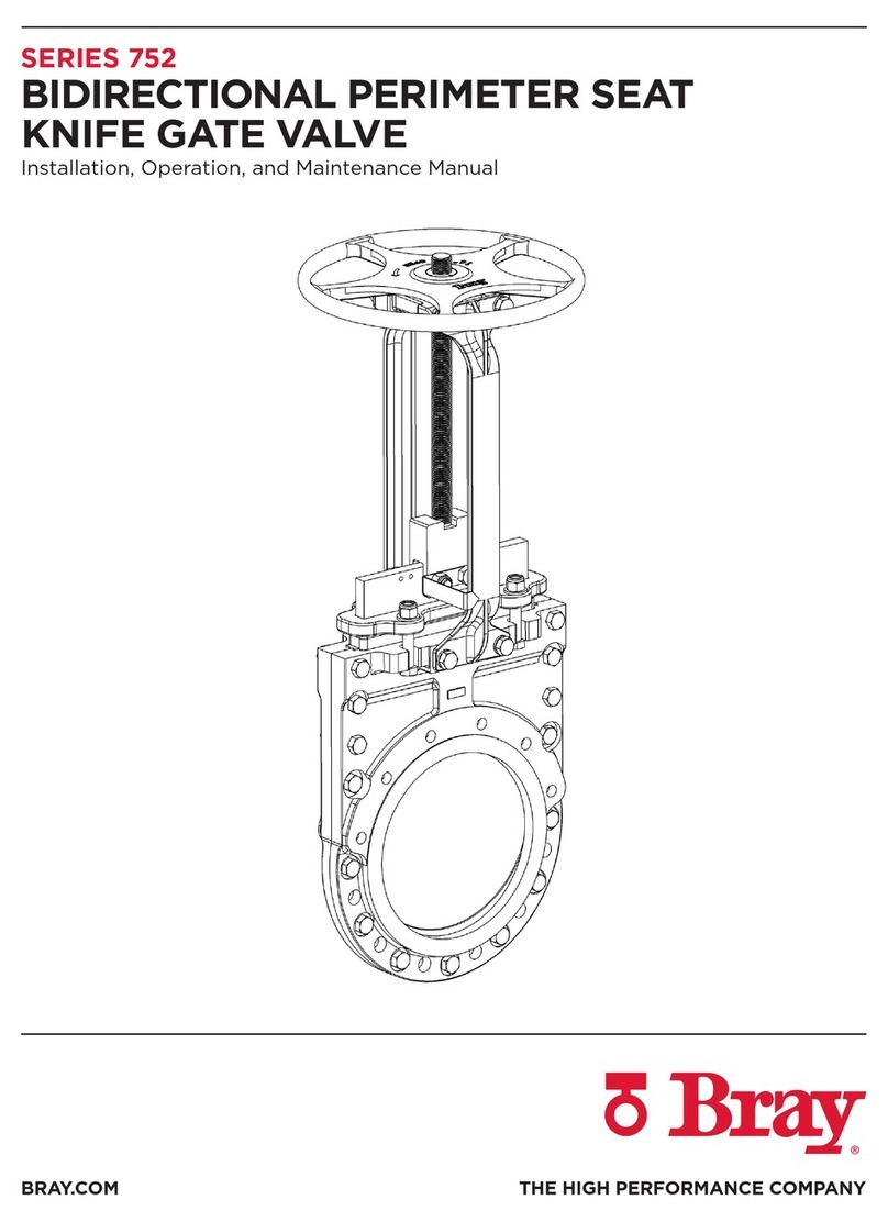 Bray 752 Series User manual