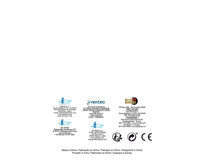 venteo XD-101 instruction manual