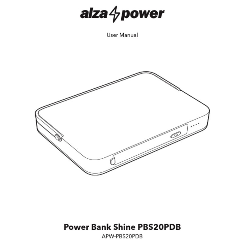 AlzaPower Shine PBS20PDB User manual