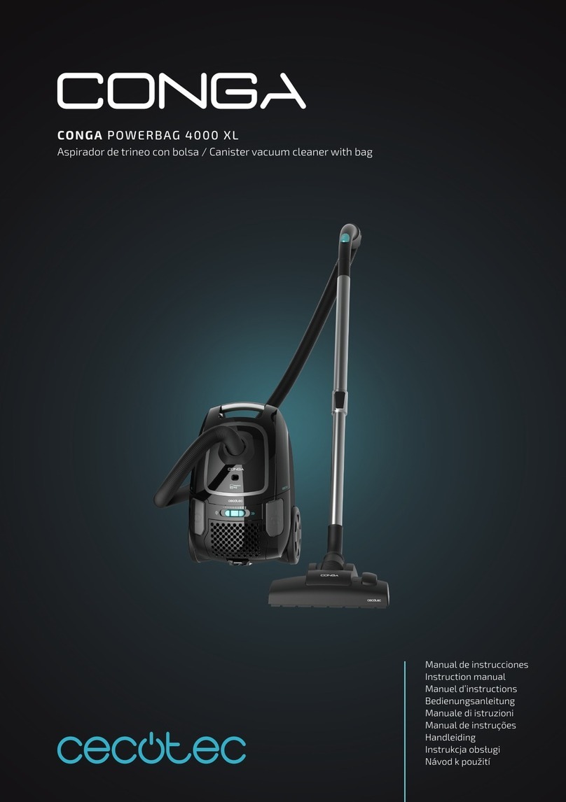 cecotec CONGA POWERBAG 4000 XL instruction manual