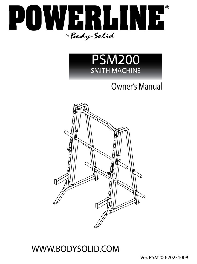 Body Solid POWERLINE PSM200 owner's manual