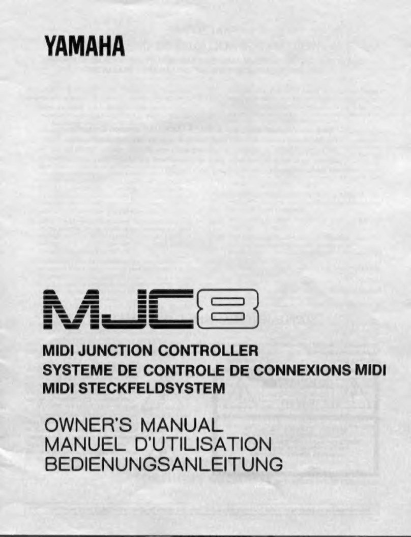 Yamaha MJC8 User manual