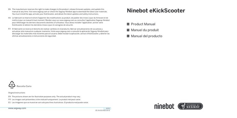 Segway Ninebot eKickScooter User manual