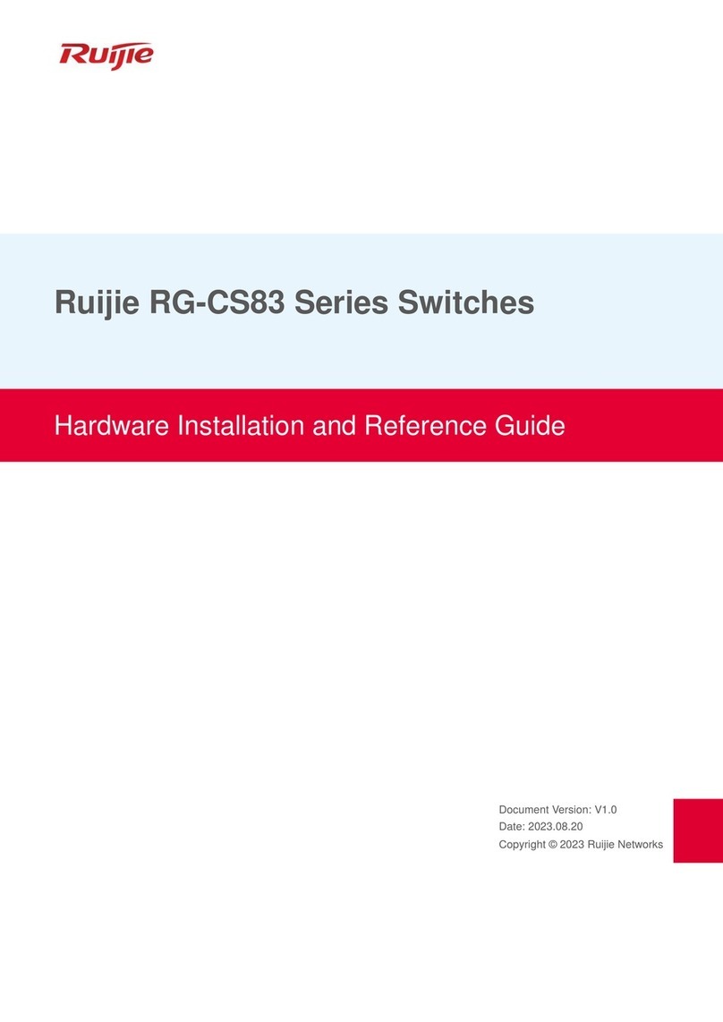 Ruijie RG-CS83 Series Hardware  installation and reference guide