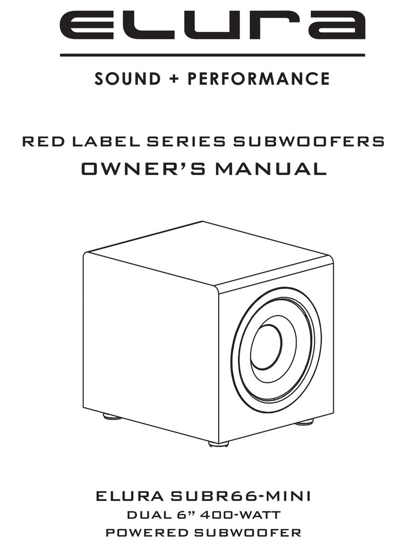 Elura RED LABEL Series owner's manual