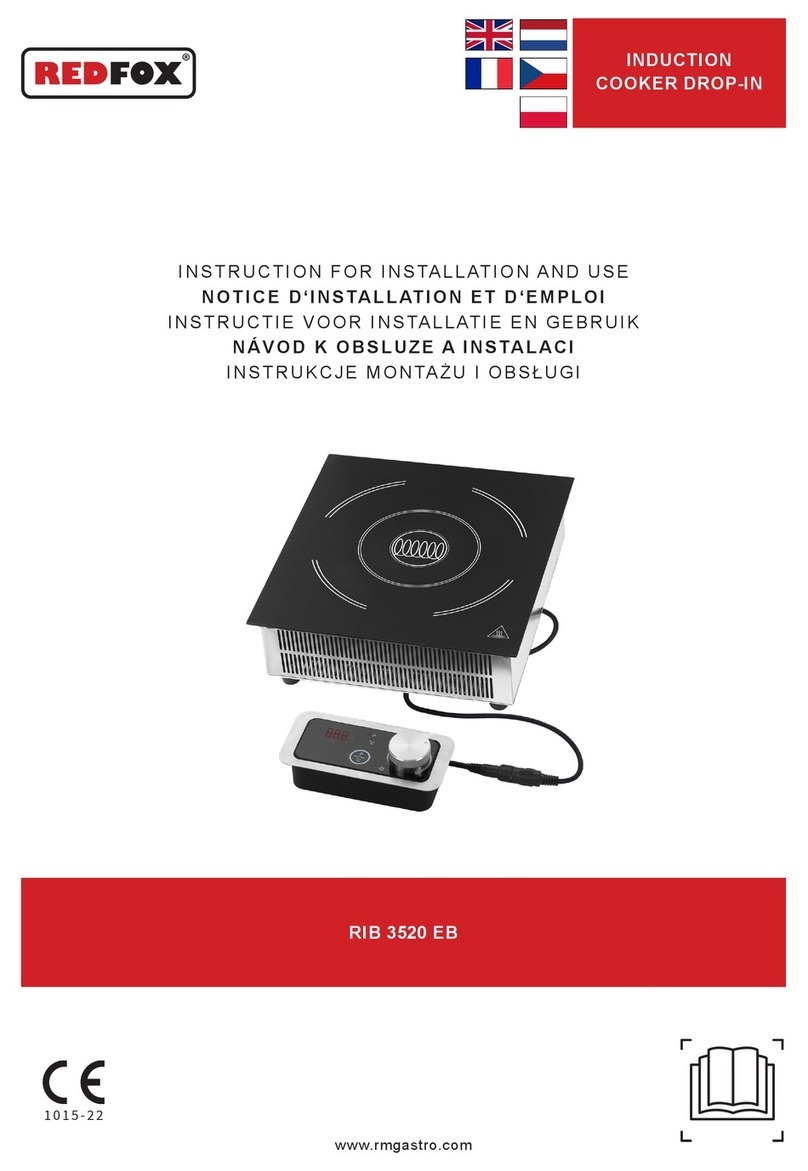 Redfox RIB 3520 EB Instructions for installation and use