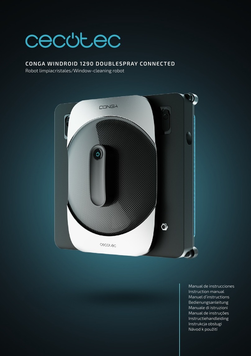 cecotec CONGA WINDROID 1290 DOUBLESPRAY CONNECTED User manual