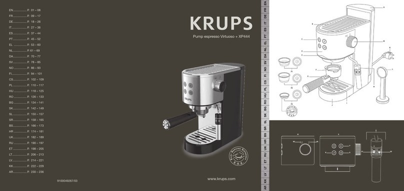 Krups Virtuoso+ XP444 User manual