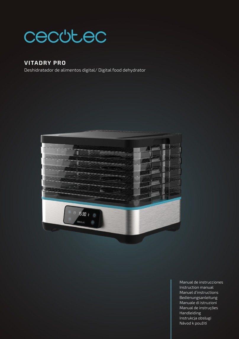 cecotec VITADRY PRO User manual