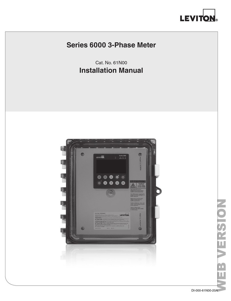 Leviton VerifEye 6000 Series installation manual