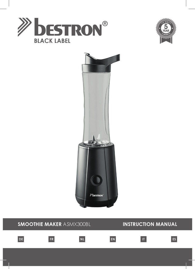 Bestron BLACK LABEL ASMX300BL User manual