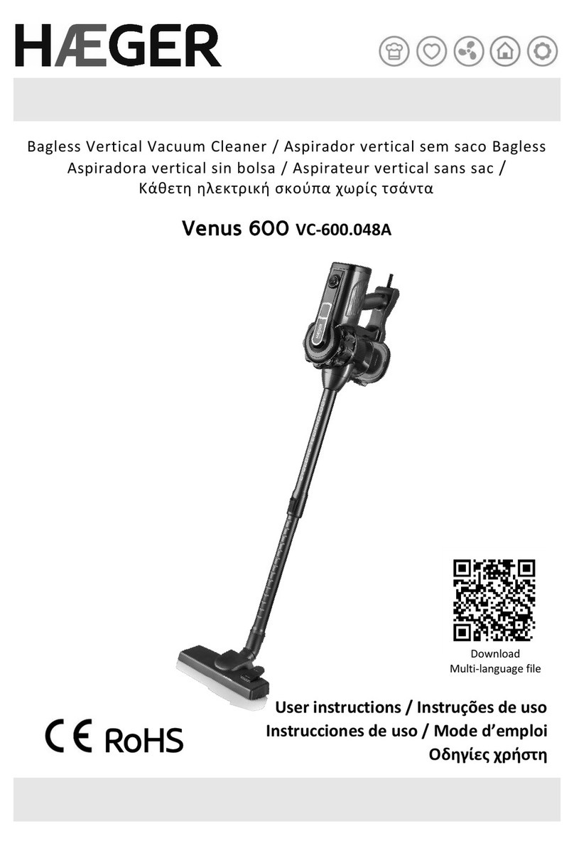 HAEGER Venus 600 User instructions