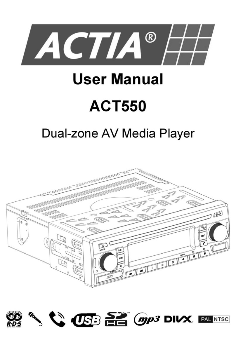 Actia ACT550 user manual