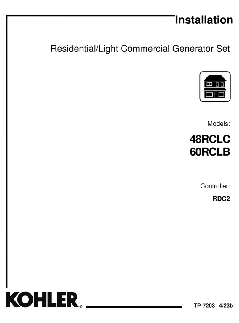 Kohler 48RCLC User manual