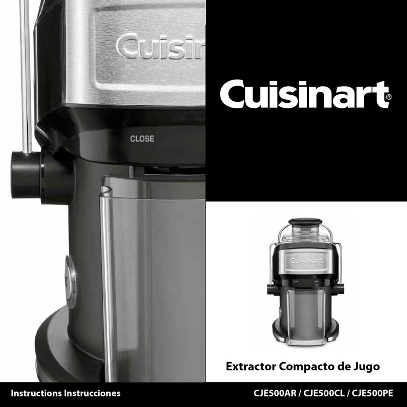 Cuisinart CJE500AR instructions
