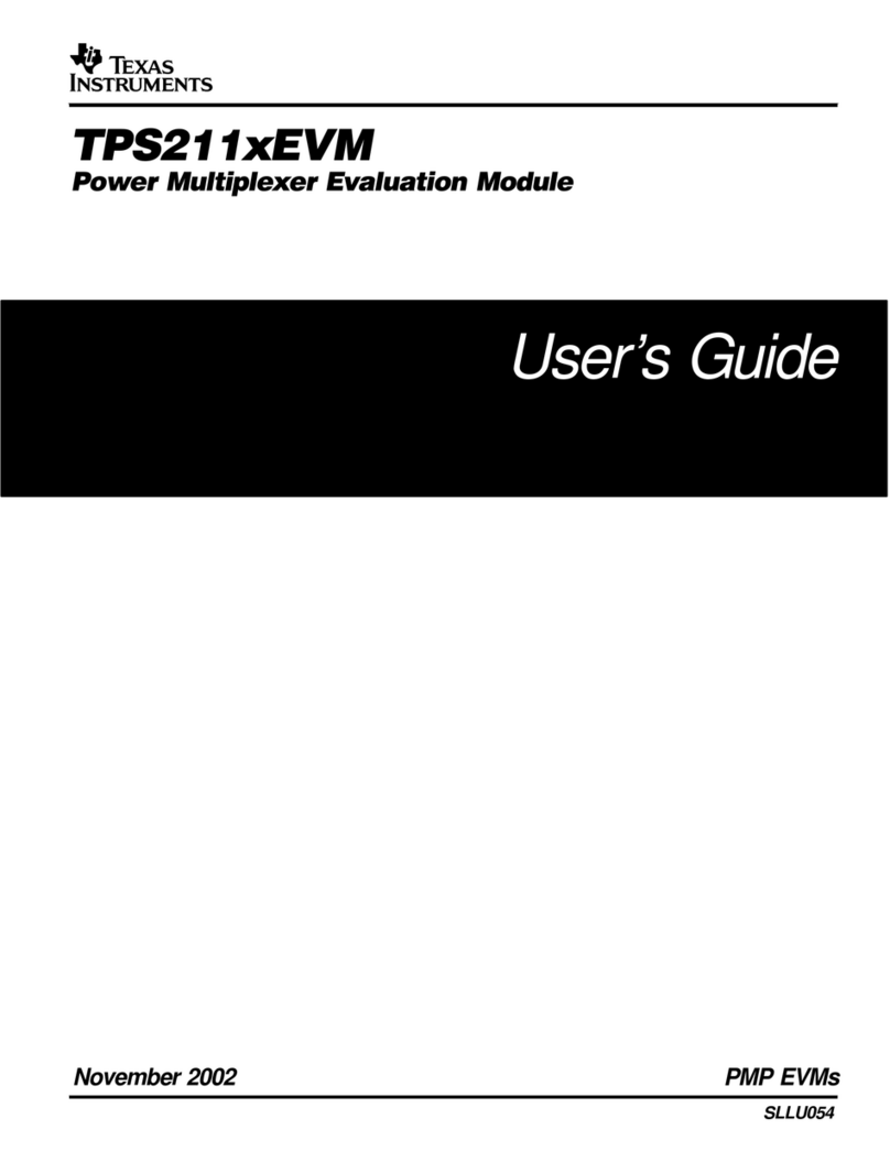 Texas Instruments TPS211 EVM Series User manual