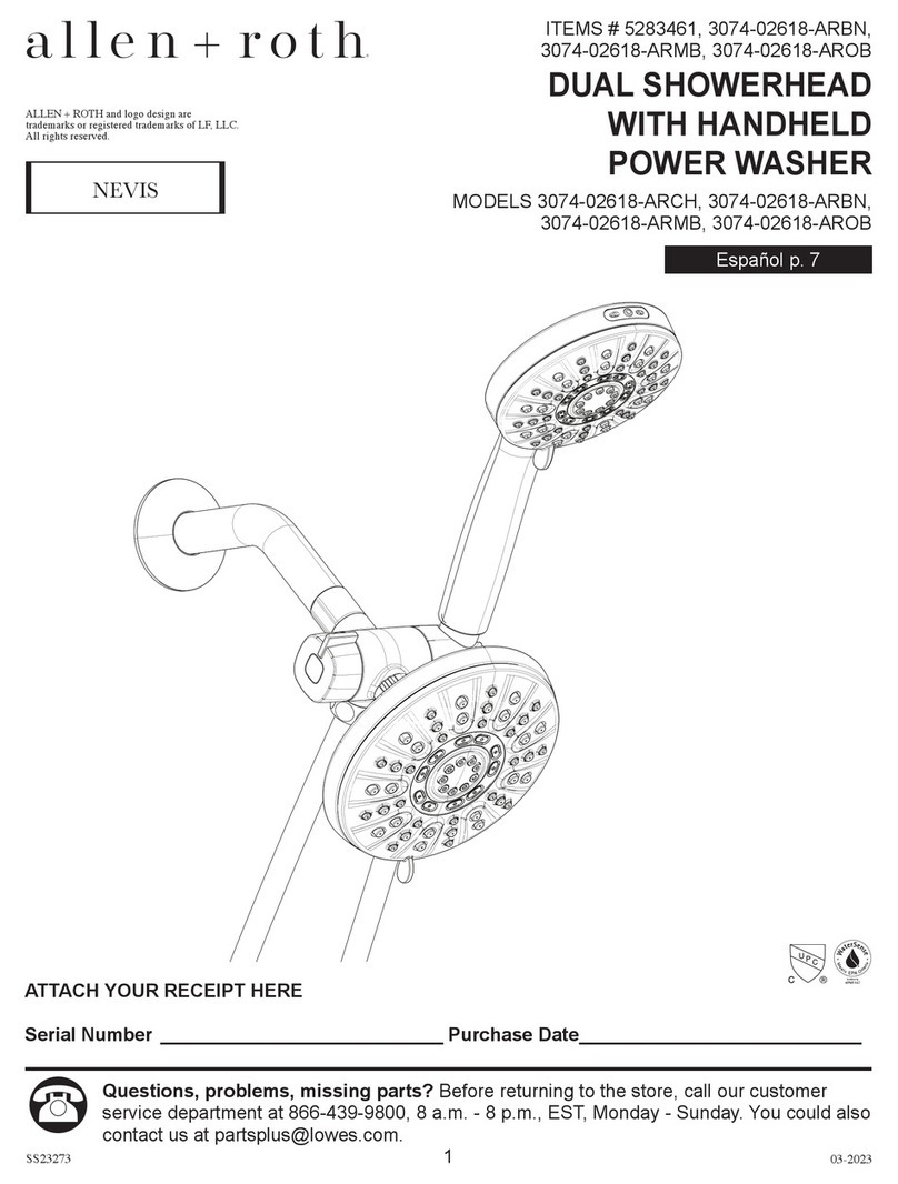 Allen + Roth 3074-02618-ARCH manual