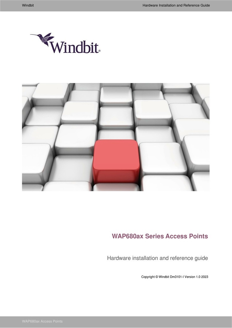Windbit WAP680ax Series Hardware  installation and reference guide